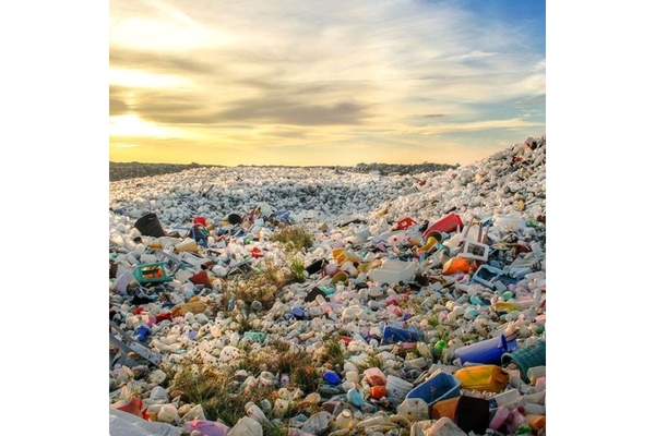 Plastic waste.